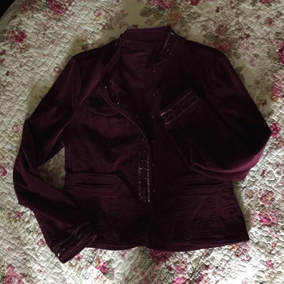 Velvet jacket - Picture 1 of 3
